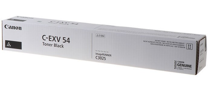 Тонер C-EXV 54 Black (черный) для imageRUNNER C3025/C3025i/C3125/C3125i/C3226/C3226i, (ISO 15500 стр)