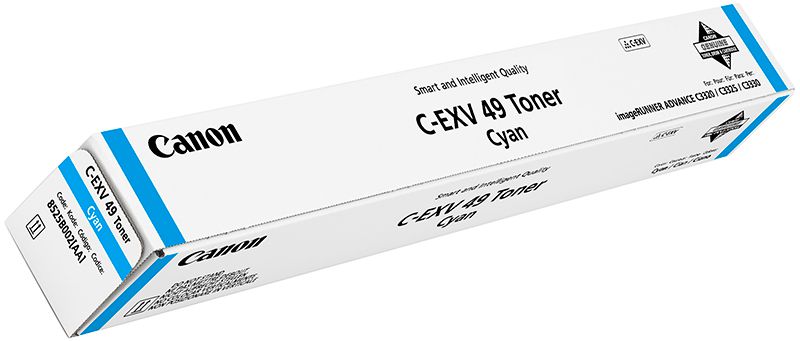 Тонер C-EXV 49 Сyan (голубой) для imageRunner Advance C33xx/C35xx/C37xx/C3822i/C3826i/C3830i/C3835i, (ISO 19000 стр)