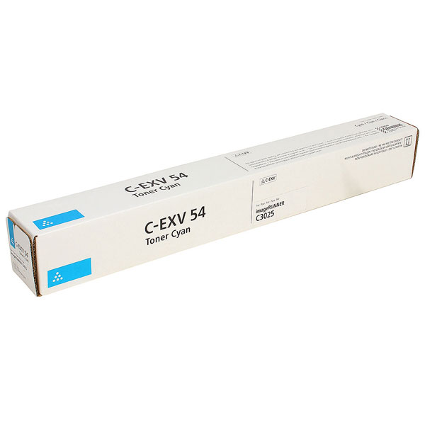 Тонер C-EXV 54 Cyan (голубой) для imageRUNNER C3025/C3025i/C3125/C3125i/C3226/C3226i, (ISO 8 500 стр)