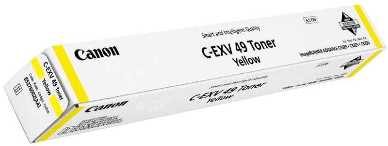 Тонер C-EXV 49 Yellow (желтый) для imageRunner Advance C33xx/C35xx/C37xx/C3822i/C3826i/C3830i/C3835i, (ISO 19000 стр)