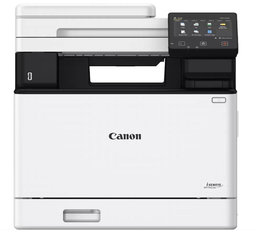 МФУ Canon i-SENSYS MF754Cdw (5455C023) [A4, лазерное, цветное, 1200 x 1200 DPI, Wi-Fi, Ethernet (RJ-45), USB]