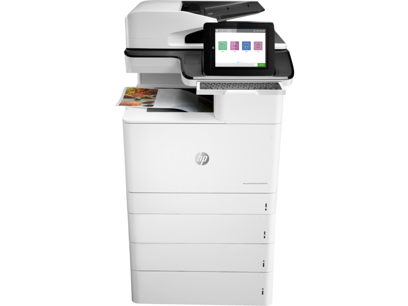 МФУ HP Color LaserJet Ent MFP M776z Printer (A3) Printer/Scanner/Copier/Fax/ADF, 1200 dpi, 46ppm, 1.2GHz, 5GB +500GB, 100+550+3x550 pages tray, Stand, USB+Ethernet+BLE/WiFi Direct, Print+Scan Duplex, Duty 200K pages