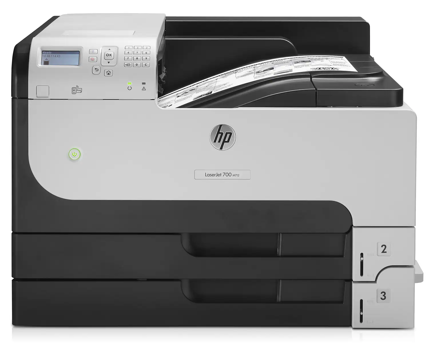 Принтер HP LaserJet Enterprise 700 M712dn (А3) , 1200 dpi, А4- 41ppm/А3-20ppm, 512MB, 800Mhz, USB+ Ethernet, tray 100+2x250 page, + Duplex, ePrint, Duty cycle-100 000ppm